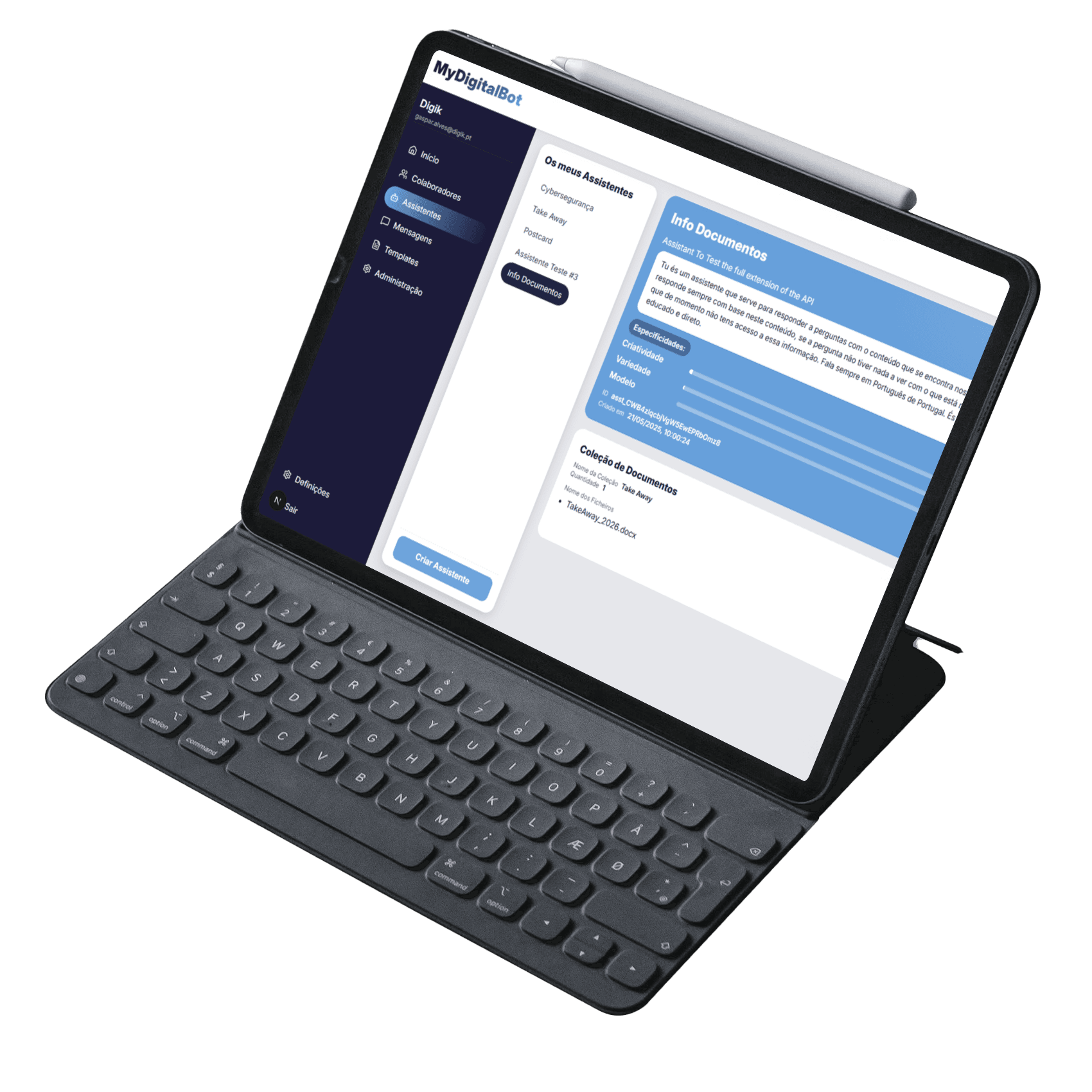 Criação de assistentes